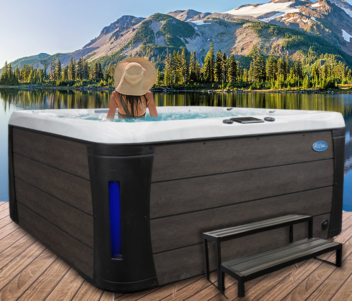 Calspas hot tub being used in a family setting - hot tubs spas for sale Milwaukee